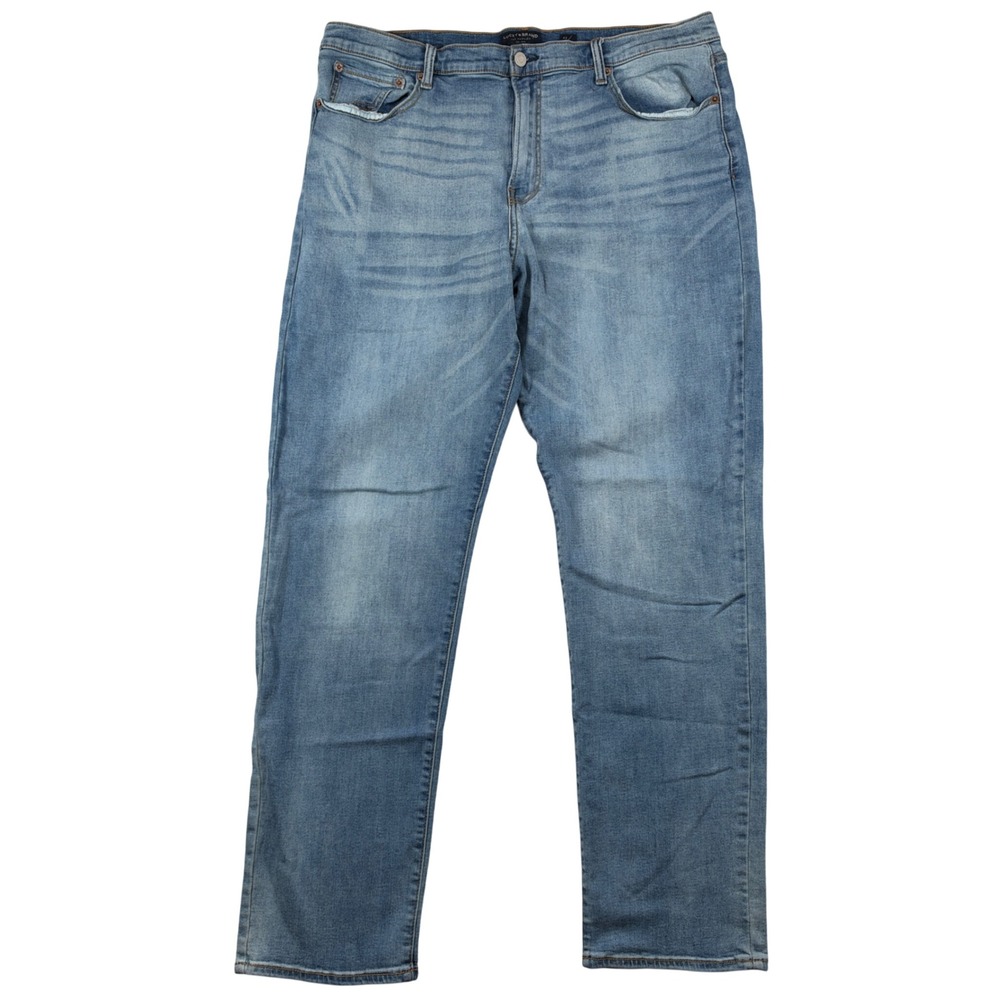 Lucky Brand 329 Classic Straight Jeans Mens 40x32 Blue Medium Wash Denim